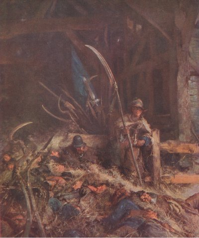 The morning of Sedgemoor, Bibbys Annual, 1916-17 by Edgar after Bundy